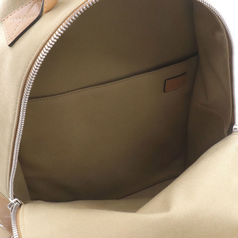 Loewe Backpack Canvas Calf Patchwork Rucksack Bro… - image 4